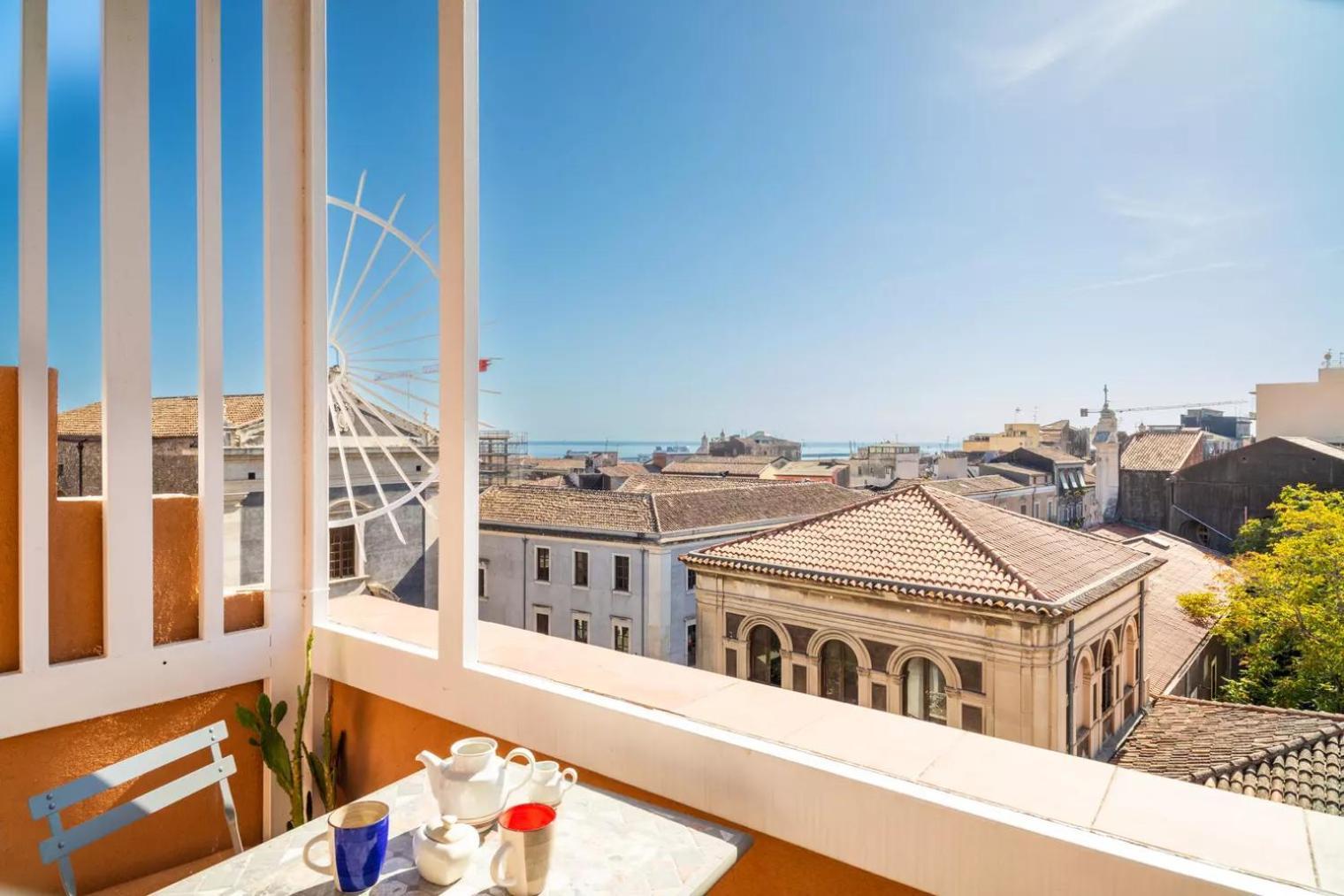 דירות קטאניה La Terrazza Sul Cielo מראה חיצוני תמונה